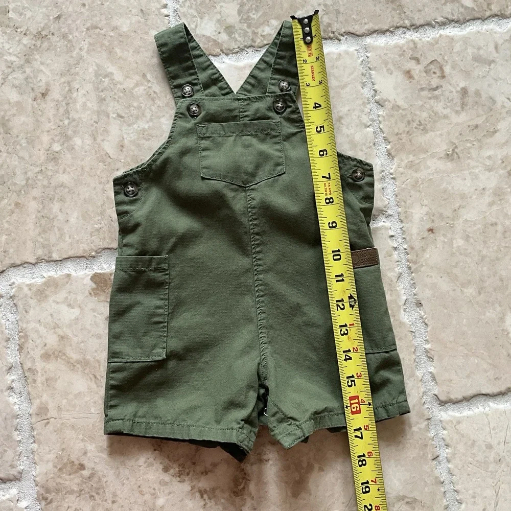Carter 9 Months‎ ROAR SOME SHORTALLS Green